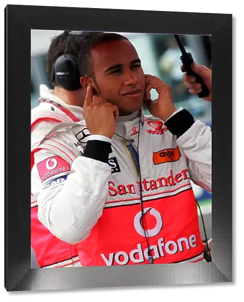 Formula One World Championship: Lewis Hamilton McLaren on the grid