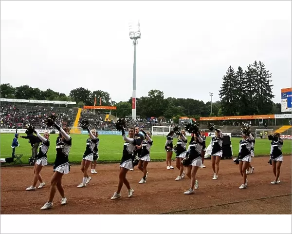 Formula One World Championship: Cheerleaders at the celebrity football match