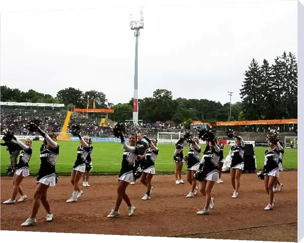 Formula One World Championship: Cheerleaders at the celebrity football match