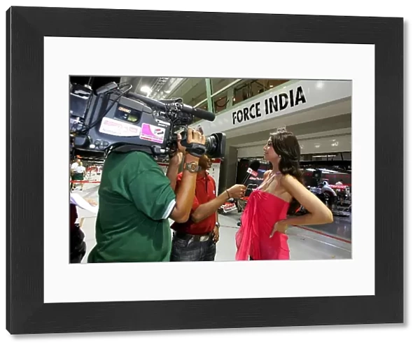 Formula One World Championship: Shilpa Shetty Indian film actress and model