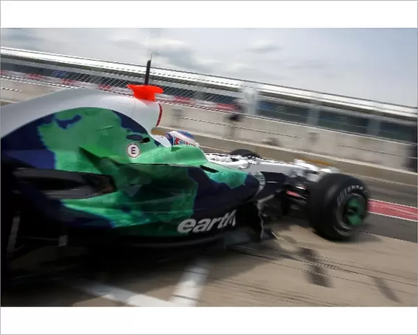 Formula One Testing: Jenson Button Honda RA108