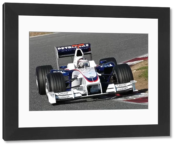 Formula One Testing: Christian Klien BMW Sauber F1 2009 Interim Car