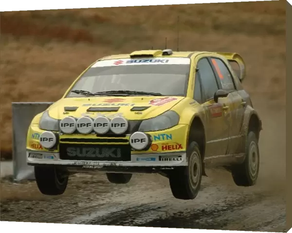 World Rally Championship: P-G Andersson Suzuki SX4 WRC on Stage 5, Sweet Lamb