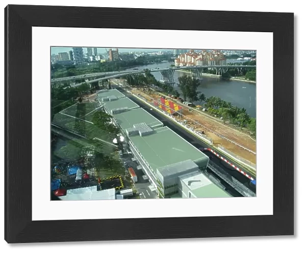 Singapore Circuit Construction: Main Pit Building Complex