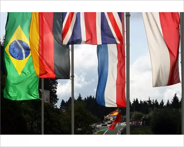 Formula One World Championship: Flags of different nations