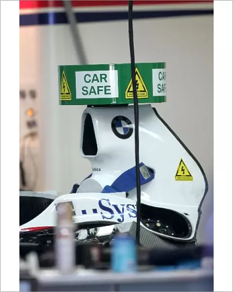 Formula One Testing: BMW Sauber KERS equipment