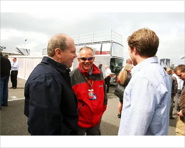 Formula One World Championship: Ken Anderson USGPE and Peter Windsor USGPE