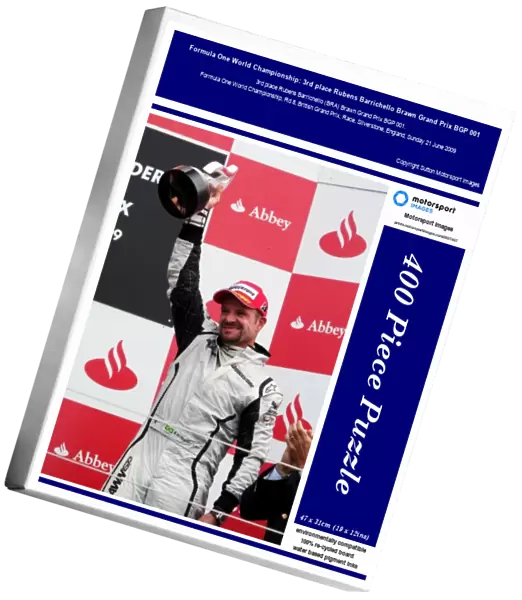 Formula One World Championship: 3rd place Rubens Barrichello Brawn Grand Prix BGP 001