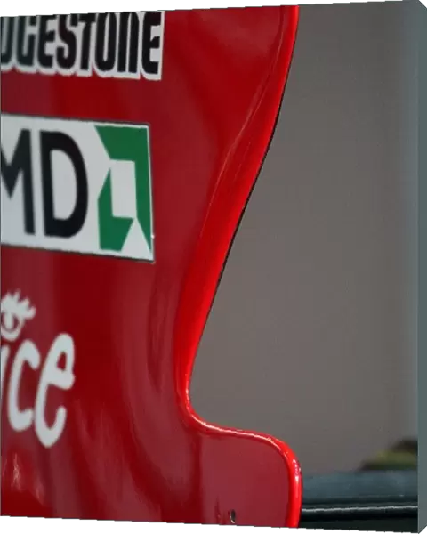 Formula One World Championship: Ferrari F2009 rear wing detail