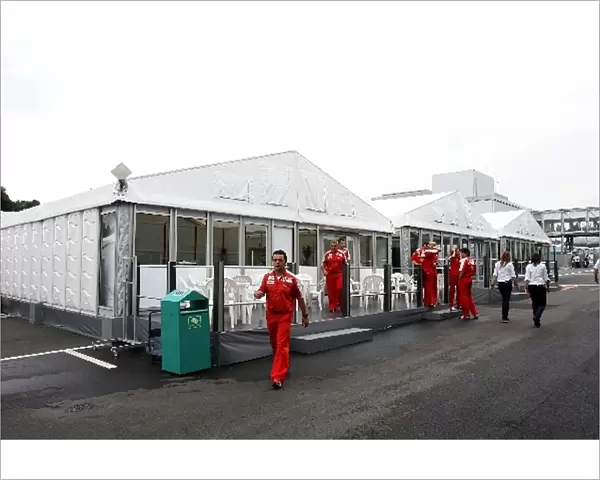 Formula One World Championship: New paddock buildings