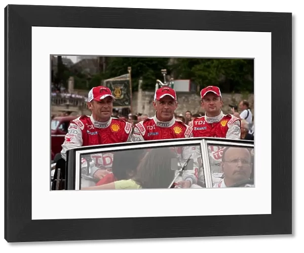 Le Mans 24 Hours: L-R: Tom Kristensen  /  Rinaldo Capello  /  Allan McNish, Audi