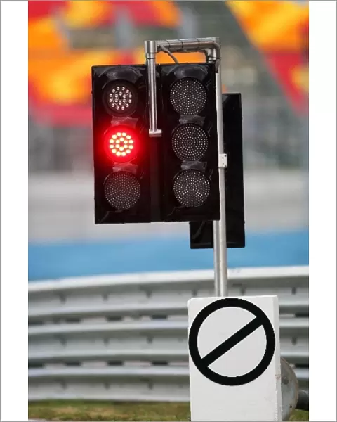 Formula One World Championship: Red light at the end of the pit lane