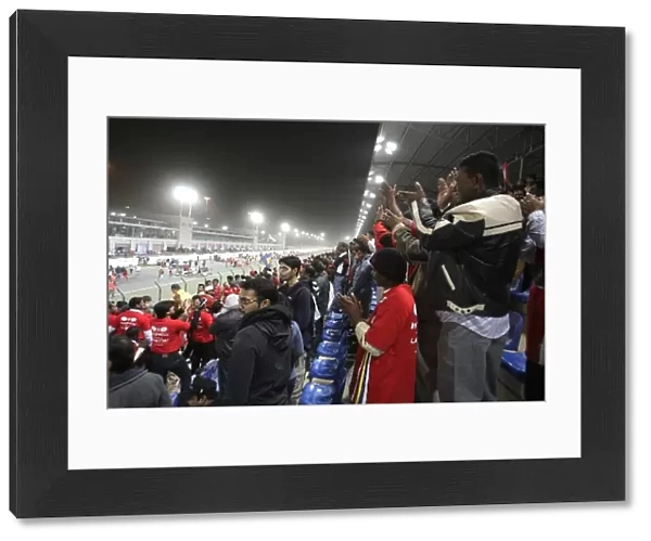 GP2 Asia Series: Qi-Meritus Mahara fans in the Grandstand