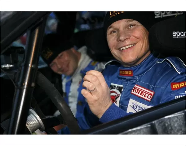 Arctic Rally: Mika Salo with co-driver Mika Ovaskainen