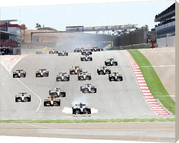 GP2 Series: The start of the race: GP2 Series, Rd 10, Race Two, Portimao, Portugal, 20 September 2009