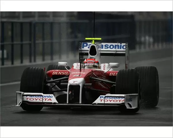 Formula One Testing: Timo Glock Toyota F1 TF109