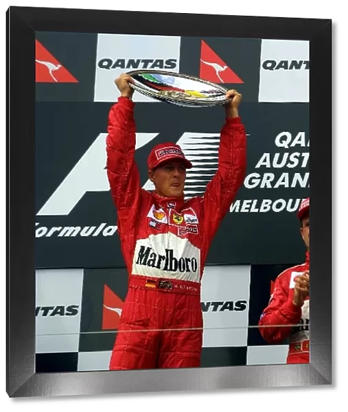 Australian GP: Race winner Michael Schumacher