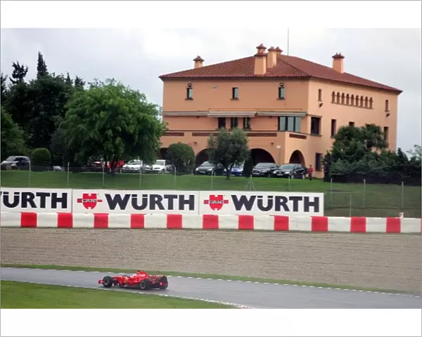 Formula One Testing: Kimi Raikkonen Ferrari F2007