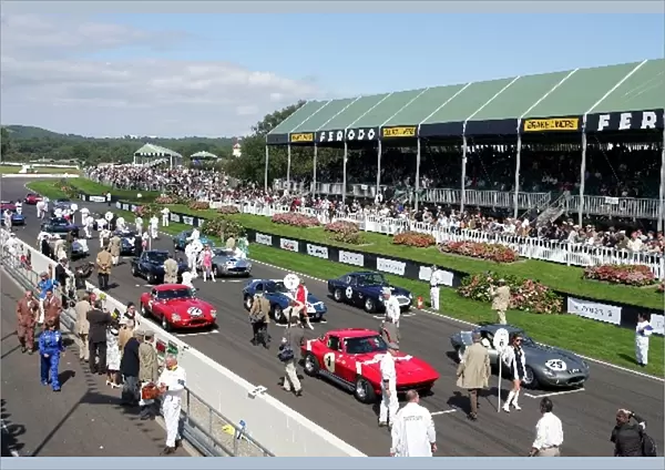 Goodwood Revival Meeting: Cars on the grid for the TT Celebration
