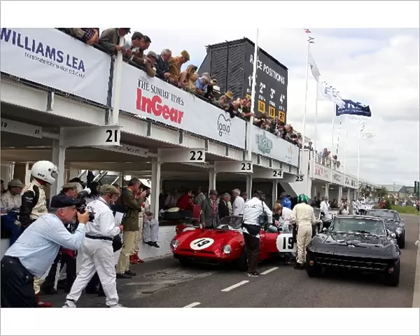 Goodwood Revival Meeting: Pitstop for Martin Stretton  /  Barrie Williams ISO Bizzarini A3C
