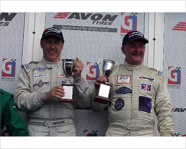 British GT Championship: L-R: Steve Hyde  /  Keith Ahlers, Team Aero Racing
