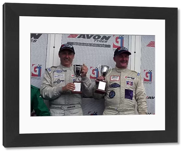 British GT Championship: L-R: Steve Hyde  /  Keith Ahlers, Team Aero Racing