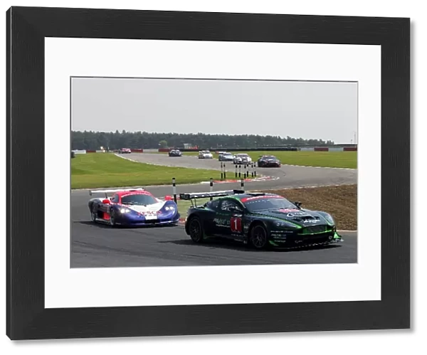 British GT Championship: Race winners Paul Drayson  /  Jonny Cocker Barwell Motorsport Aston Martin DBRS9