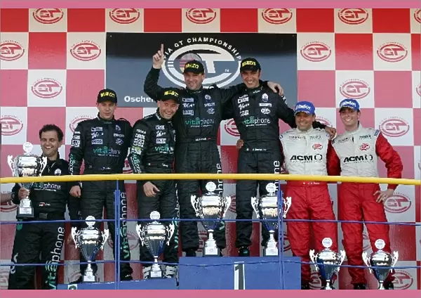 FIA GT Championship: 1st: Michael Bartels  /  Andrea Bertolini Vitaphone Racing, centre