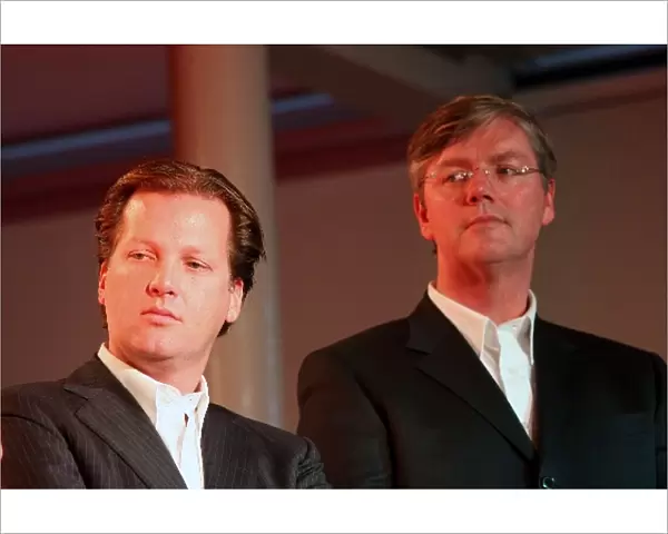 Spyker F8-VII Launch: Michiel Mol Spyker Team Owner and Victor Muller Spyker CEO