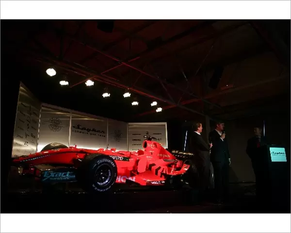 Spyker F8-VII Launch: Michiel Mol Spyker Owner and Victor Muller Spyker CEO