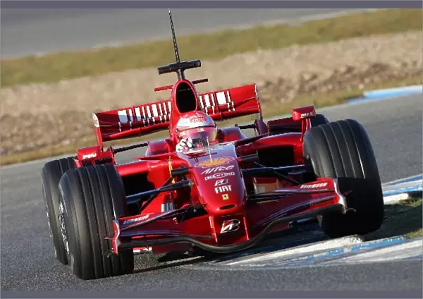 Formula One Testing: Michael Schumacher Ferrari F2007