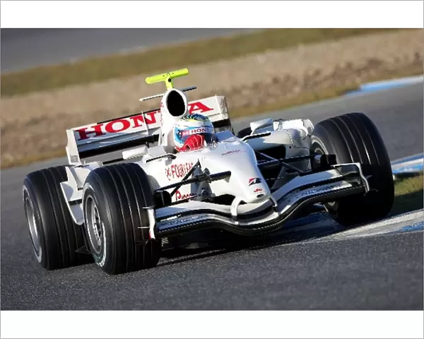 Formula One Testing: Luca Filippi Super Aguri F1 SA07-5B