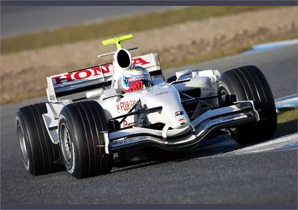 Formula One Testing: Luca Filippi Super Aguri F1 SA07-5B