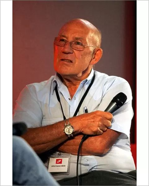 GP Live Launch: Sir Stirling Moss: GP Live Launch, Donington Park, England, 18 July 2006