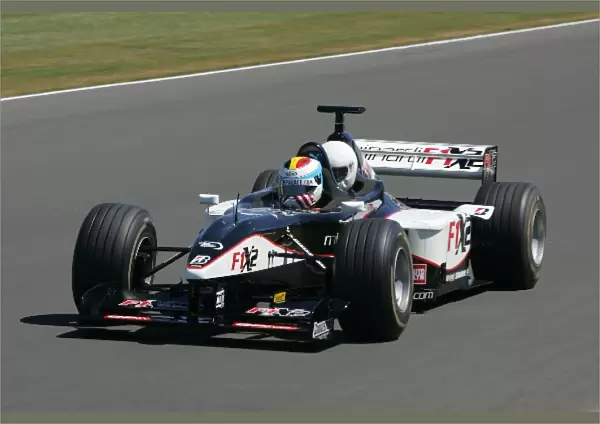 GP Live Launch: Bas Leinders gives a passenger ride in the Minardi F1x2 two seater
