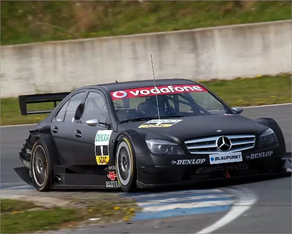 DTM Testing: Bruno Spengler DaimlerChrysler Bank AMG Mercedes C-Klasse