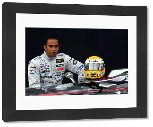 Formula One Testing: Lewis Hamilton with the McLaren MP4-21