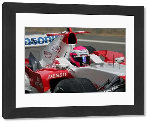 Formula One Testing: Franck Montagny Toyota Test Driver