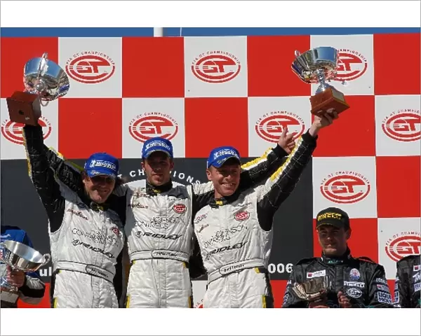 FIA GT Championship: GT1 and overall winners Mike Hezemans  /  Anthony Kumpen  /  Bert Longin GLPK Carsport