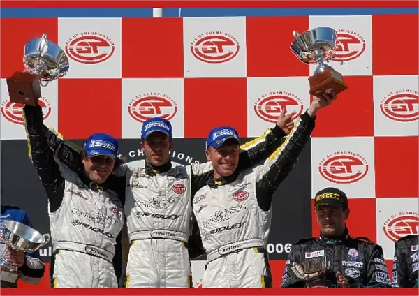 FIA GT Championship: GT1 and overall winners Mike Hezemans  /  Anthony Kumpen  /  Bert Longin GLPK Carsport