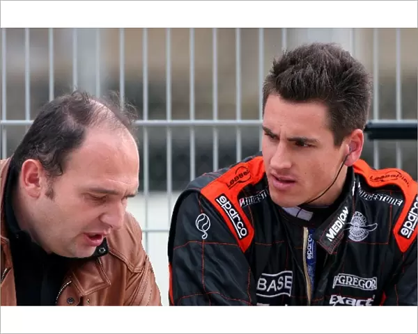 Formula One Testing: Colin Kolles Spyker Team Principal and Adrian Sutil Spyker