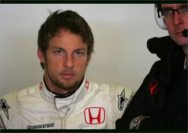 Formula One Testing: Jenson Button Honda Racing RA107
