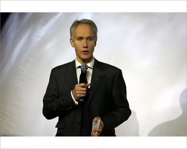 BMW Sauber F1. 07 Launch: Jonathan Leggard BMW Launch announcer
