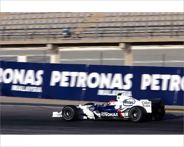 Formula One Testing: Robert Kubica BMW Sauber F1. 06