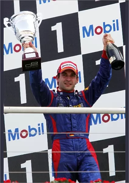 GP2 Series: Race winner Timo Glock iSport International celebrates on the podium