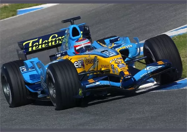 Formula One Testing: Jose Maria Lopez Renault Test Driver