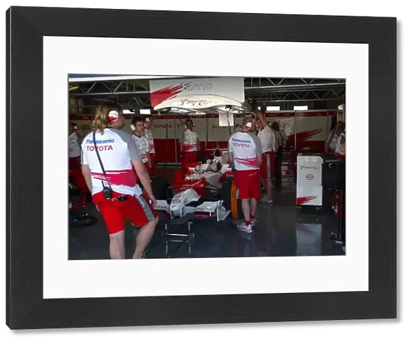 Formula One Testing: Jarno Trulli Toyota TF106