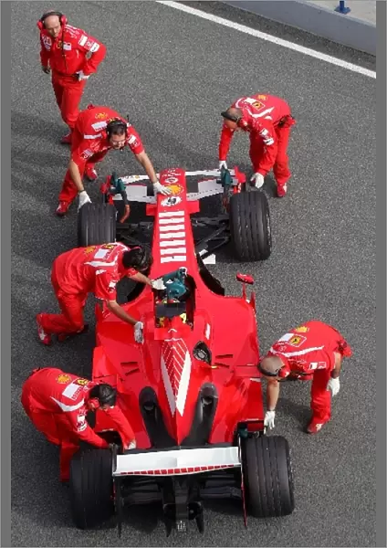 Formula One Testing: Luca Badoer Ferrari F248