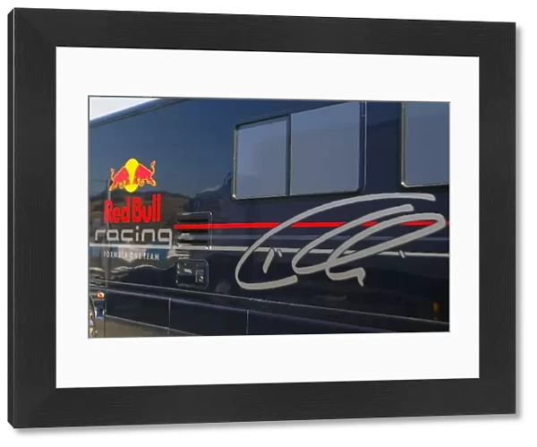 Formula One Testing: The motohome of Christian Klien Red Bull Racing