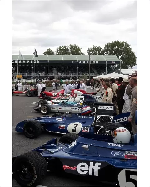 Goodwood Revival Meeting: Cars in the Ford DFV parade